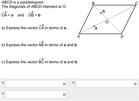 Answered: ABCD is a parallelogram. The diagonals… | bartleby