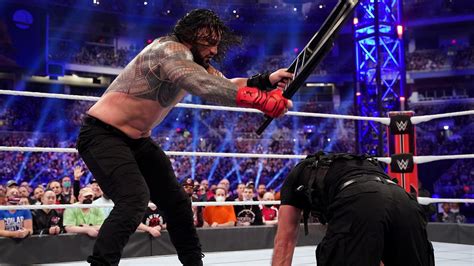 Seth "Freakin" Rollins def Roman Reigns via Disqualification | WWE