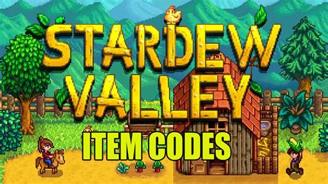 Stardew Valley Item Codes Oct 2021 - Get Unlimited Money & Items