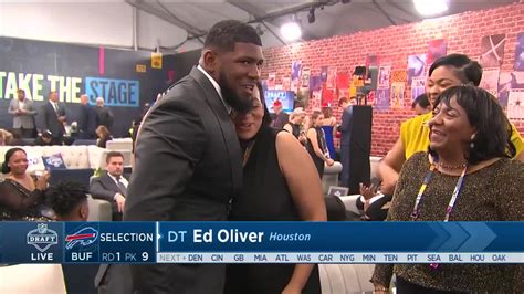 Buffalo Bills select Houston defensive tackle Ed Oliver No. 9 in the ...