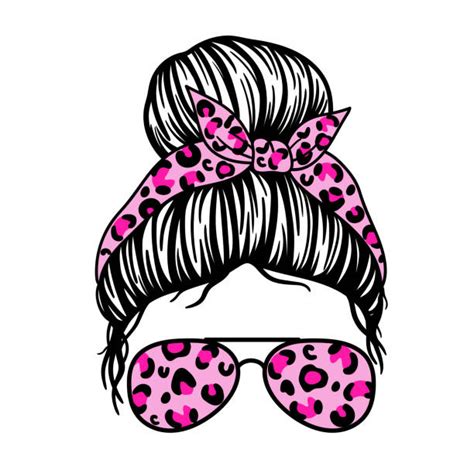 Messy Bun Illustrations, Royalty-Free Vector Graphics & Clip Art - iStock