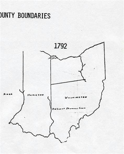 Ohio counties | Genealogy history, Ohio history, Ohio map