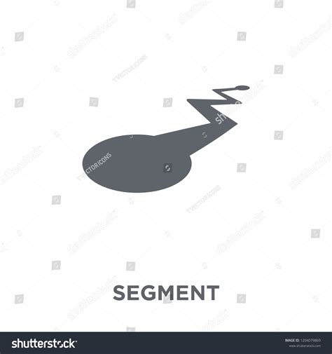 Segment Icon Segment Design Concept Geometry Stock Vector (Royalty Free ...