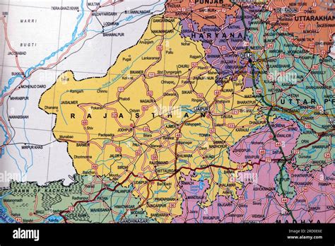 Punjab Rajasthan Border Map - Carlye Albertina