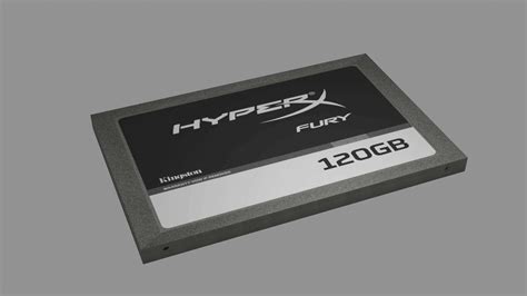 Kingston Hyperx Fury SSD 120GB - Free 3D Model by Tyuris99