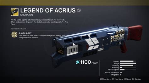 I’m stuck with the quest version Legend Of Acrius : r/DestinyTheGame