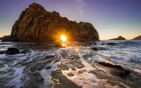 Keyhole Arch Pfeiffer Beach Big Sur California by Unknown [3840x2400] http://bit.ly/2ex5iyb ...