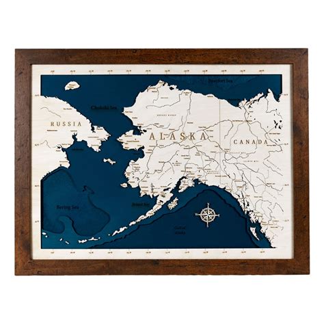 Alaska Map 18"x24" – Frontier Designs AK