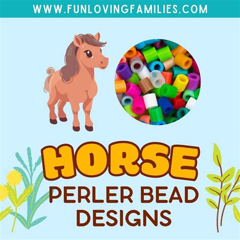 20 Horse Perler Bead Patterns, Designs and Ideas - Fun Loving Families