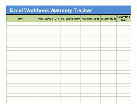 FREE 6+ Excel Tracking Samples in Excel