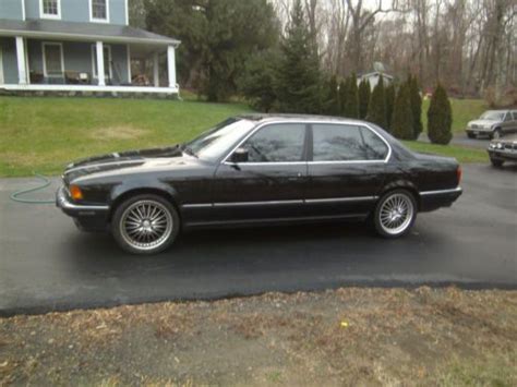 Purchase used 1990 BMW 750iL Black V12 in Clinton, Connecticut, United States