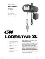 Cm Lodestar Electric Chain Hoist Manual