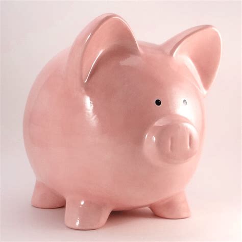 Pink Piggy Bank Personalized Piggy Bank Old Fashioned Piggy - Etsy