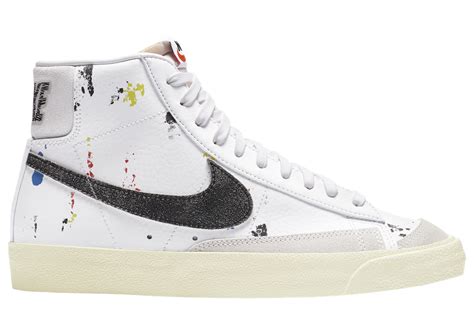 Nike Blazer Mid 77 Paint Splatter DC7331-100 Release Date - SBD