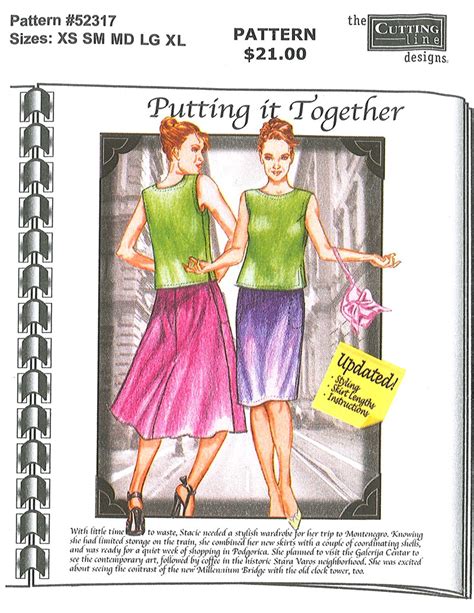 Patterns - Cutting Line Designs #52317 - Putting it Together