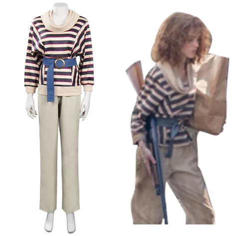 Stranger Things Season 4 (2022) Nancy Wheeler Cosplay Costume Outfits Halloween Carnival Suit in ...