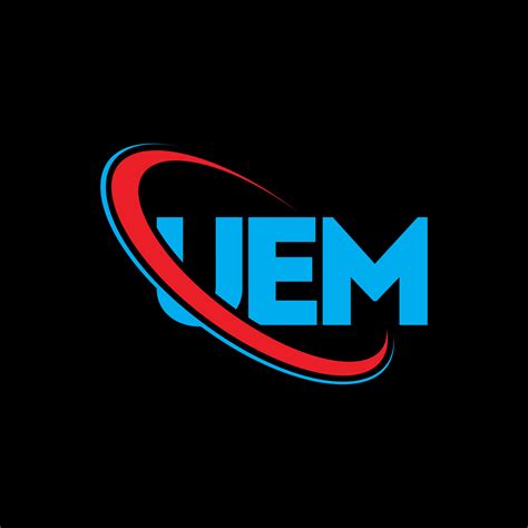 UEM logo. UEM letter. UEM letter logo design. Initials UEM logo linked ...