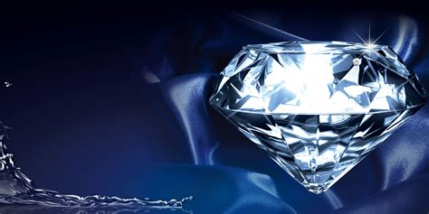 Blue Diamonds Background, Diamond, Cloth, Blue Background Image for Free Download