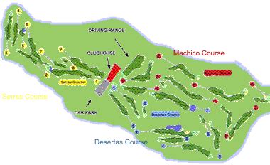 Santo da Serra golf course Machico Madeira Portugal