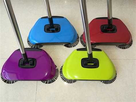 Broom Cleaner Robot Household Cleaning Hand Push Sweeper Broom machine Broom Floor Cleaner ...