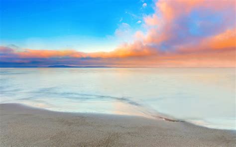 Amazing Beach Side Colorful Horizon Wallpaper 4k - 4k Ultra Hd Wallpaper Ocean Beach - 3840x2400 ...