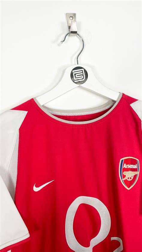 2002-04 Arsenal home jersey (#14 HENRY) - M • RB - Classic Soccer Jerseys