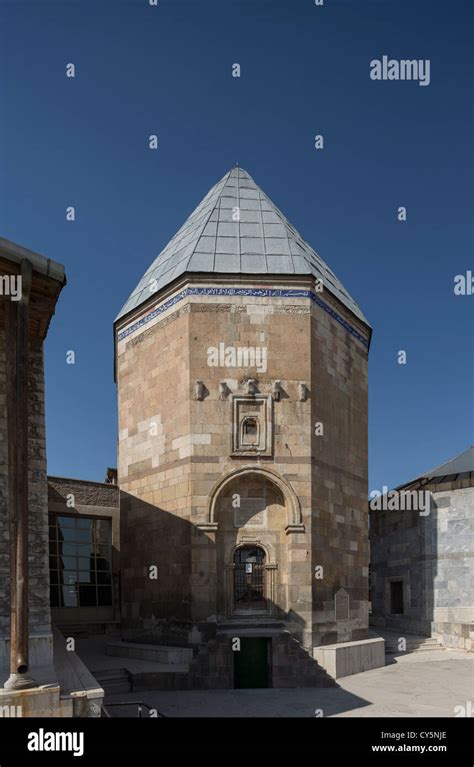 mausoleum of Kilij Arslan II, Alaeddin Camii mosque, Konya, Turkey ...