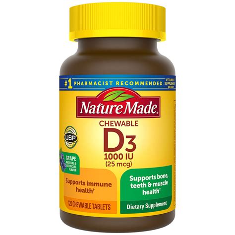 Nature Made Vitamin D/d3 1000 Iu 120ct | Letters | Fitness - Shop Your ...