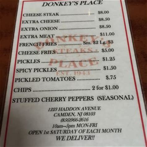 Donkey’s Place - 195 Photos & 107 Reviews - Cheesesteaks - 1223 Haddon Ave, Camden, NJ ...