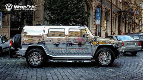 Hummer H2 - Chrome Gloss wrap | WrapStyle