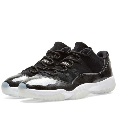 Nike Air Jordan 11 Retro Low Black, White & Metallic Silver | END. (US)