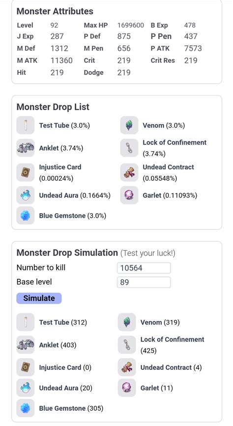 The drop rate experiment : r/RagnarokX_NextGen