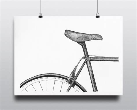 Bicycle Art Print Bike Art Print Vintage Bicycle Art : - Etsy