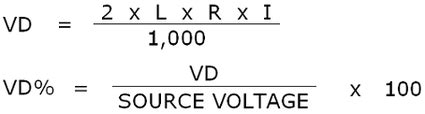 Voltage drop equation single phase - SianiceSuhana