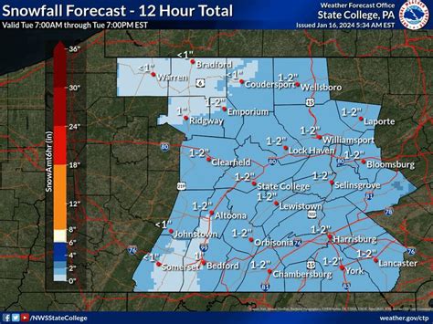 How much more snow is coming to central Pa.? Check the forecast map - pennlive.com