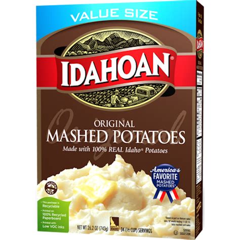 Idahoan Original Mashed Potatoes, 26.2 oz (Pack of 8)