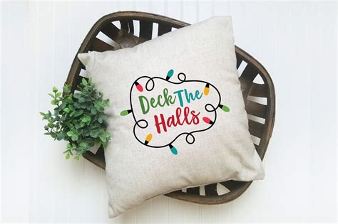 Deck the Halls SVG Cut File Christmas SVG File Clip Art - Etsy