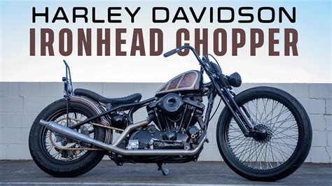 Custom Harley Davidson Ironhead Hard Tail Chopper | Purpose Built Moto Quick Fix - YouTube