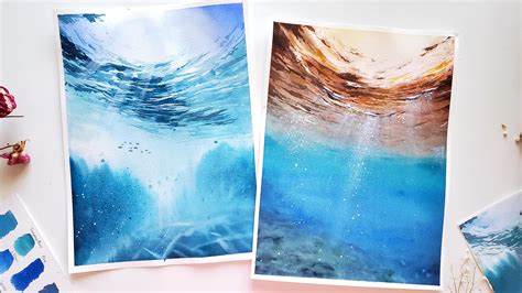 WATERCOLOR UNDERWATER | Learn to paint 2 different Underwater Scenes | Suhasini Badam | Skillshare