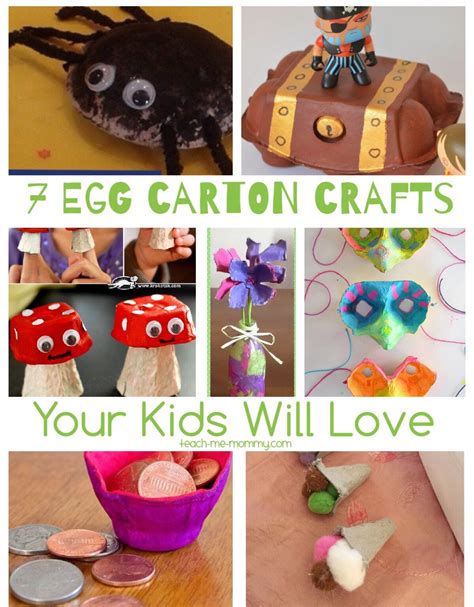 7 Egg Carton Crafts Your Kids Will Love - Teach Me Mommy