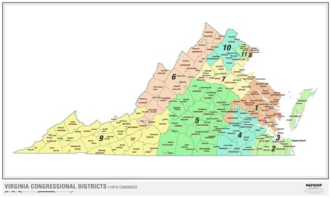 Virginia Congressional District Map – Get Latest Map Update