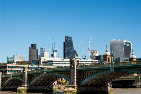 City of London Landmark Buildings Editorial Stock Image - Image of england, landscape: 100584769