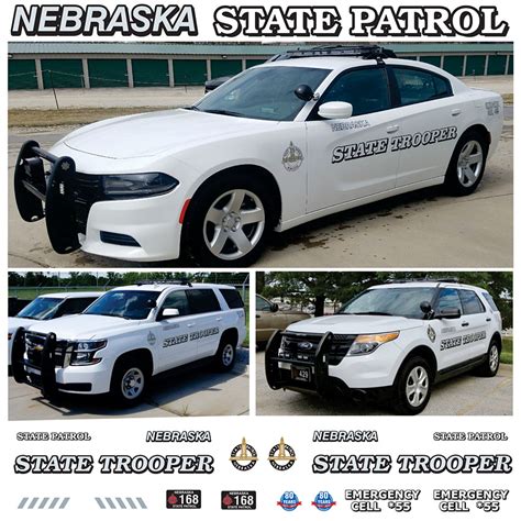 Nebraska State Patrol – Multiple Vehicles – Bilbozodecals