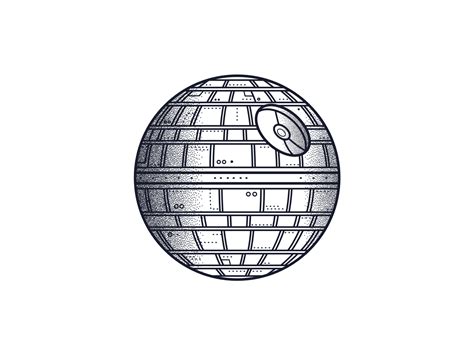 Dribbble - deathstar-tattoo.png by Miguel Ángel Avila