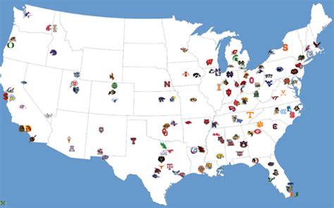 America's Top 12 College Football States - The Spun