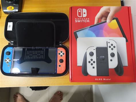 Nintendo Switch OLED (White), Video Gaming, Video Game Consoles ...