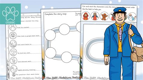 Teacher's Pet » The Jolly Christmas Postman - Story Map