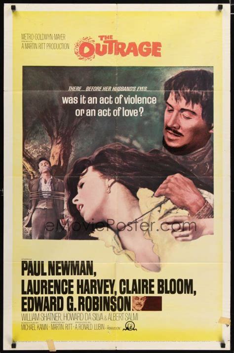 eMoviePoster.com: 2t677 OUTRAGE 1sh '64 Paul Newman as a Mexican bandit in a loose remake of ...