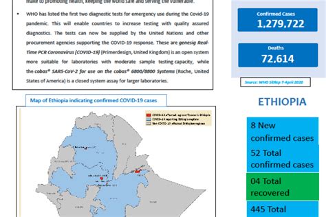 COVID-19 Situation Report 55 | United Nations in Ethiopia