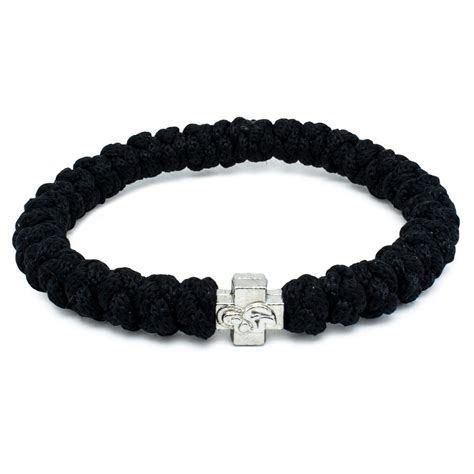 Black Prayer Rope Bracelet | 33Knots Online Store